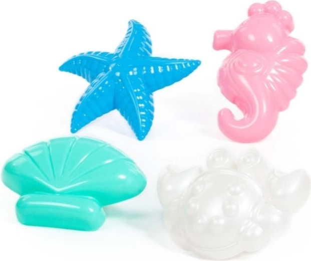 Élénk színek a homokban való könnyű megtaláláshoz