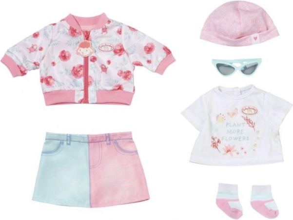 Baby Annabell tavaszi deluxe szett 43 cm-es babához