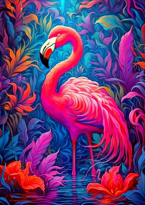 Élvezze a 1000 darabos Flamingó kirakós játékot