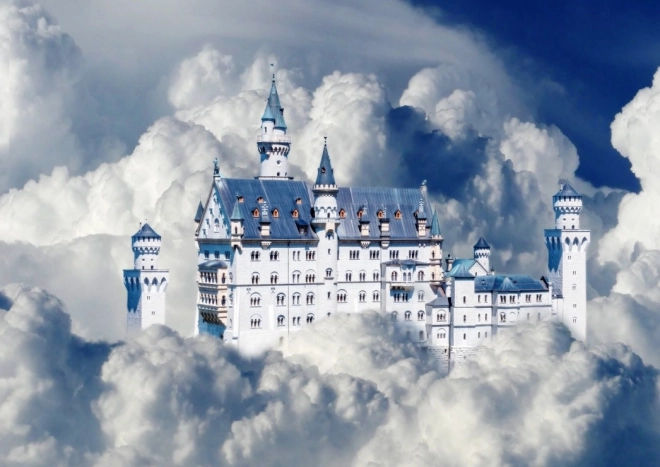 Bluebird puzzle – Neuschwanstein-kastély a felhőkben, 500 darab