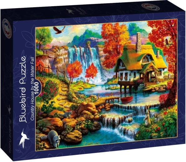 Bluebird puzzle Vidéki ház a vízesésnél 1000 darab