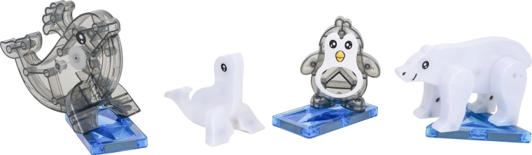 Mozgatható sarkvidéki figurák az élő történetekhez