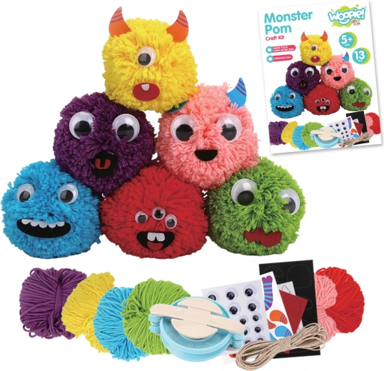 Szörny pompon készítő kreatív készlet - Woopie Art&Fun
