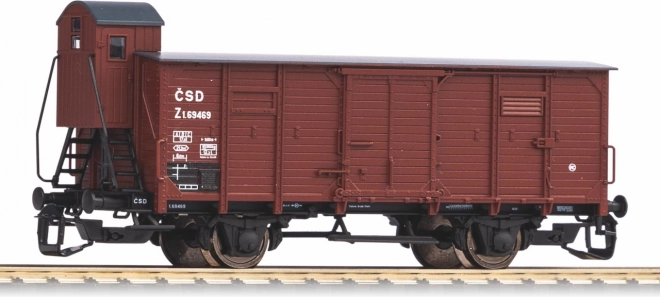 Piko G02 fedett kocsi fékezőfülkével, ČSD, III. korszak, TT