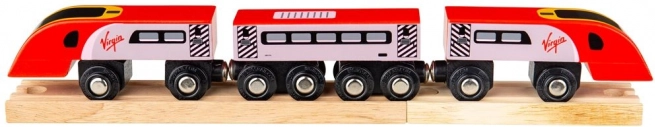 Bigjigs Rail Virgin Pendolino – fa vonatszerelvény