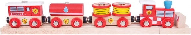 Bigjigs Rail Nagy Tűzoltó Vonat