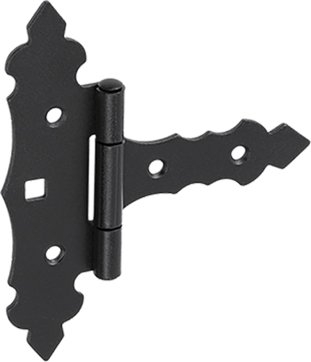 Díszes pánt fekete 75 × 35 × 130 × 2 mm