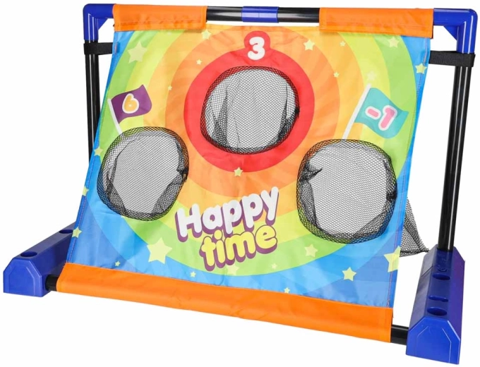 3 pontozott cél hálós zsebekkel