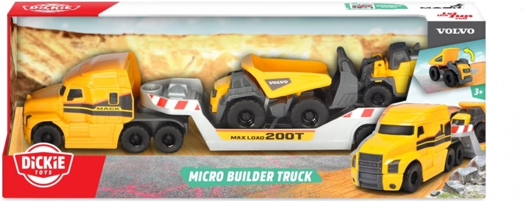 VOLVO Micro Builder járműkészlet, 32 cm