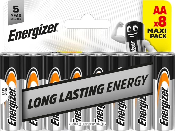 Energizer Everyday AA alkáli elemek 8 db