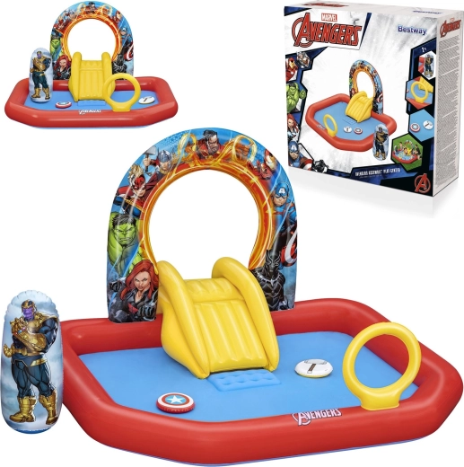 Felfújható vizes játékközpont MARVEL Avengers 211 × 198 × 125 cm