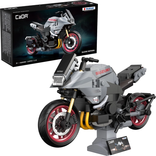 CaDA Suzuki Katana motorkerékpár-építő készlet 1:12 (310 darab)
