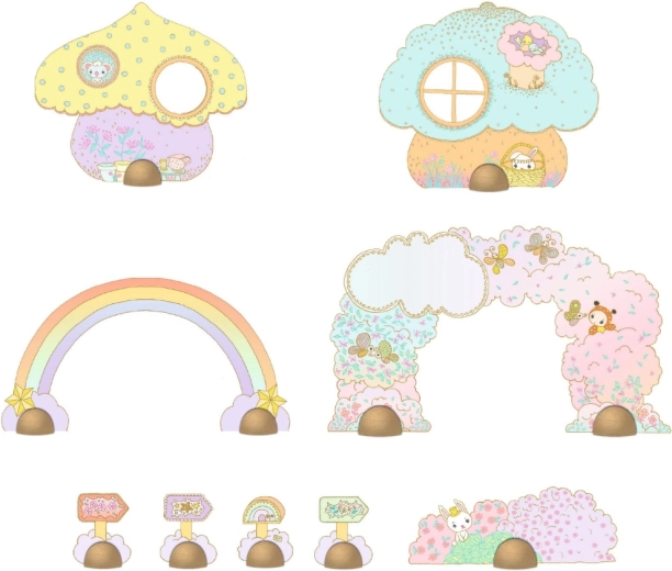 Állványok és dekorációk történetmesélő játékhoz