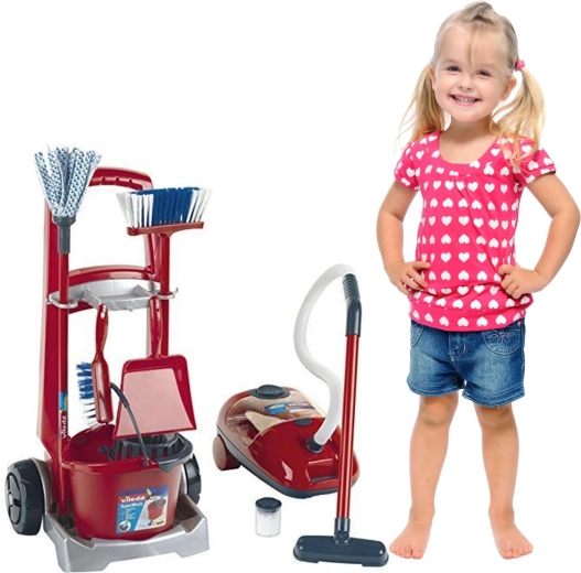 Valósághű játékporszívó hanggal és granulátummal