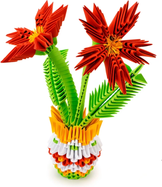 Origami 3D virágok PEXI – kreatív papírkészlet