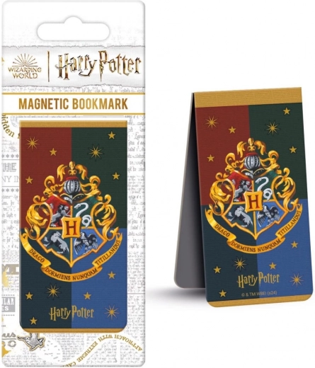 Harry Potter mágneses könyvjelző Roxfort címere