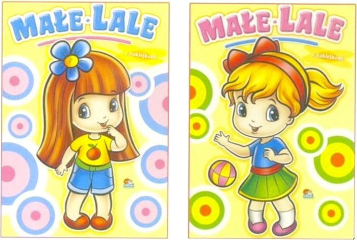 Kifestő lányoknak matricákkal – Malé Lale