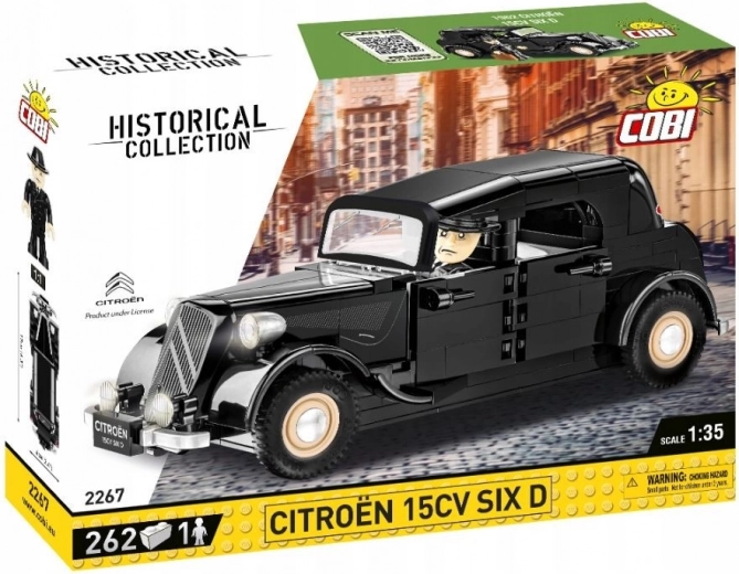 CITROËN 15CV SIX D autó építőkészlet a COBI-tól