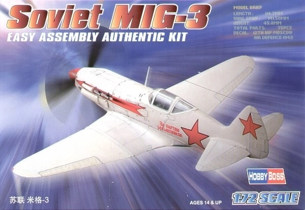 MiG-3 repülőgép modell