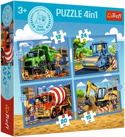 Gyermek puzzle 4 az 1-ben – Vakációs hangulat