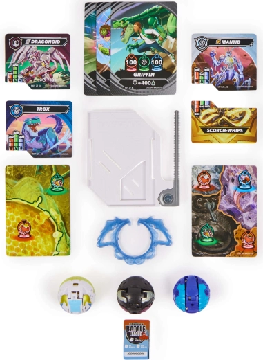Teljes kezdő készlet Bakugan csatákhoz