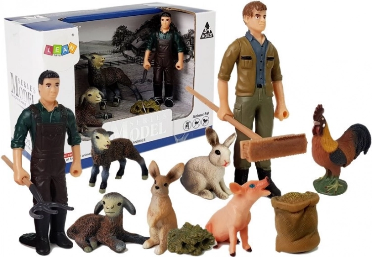 Figura készlet Farm: Háziállatok és gazda