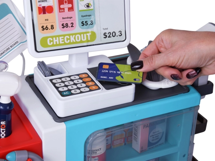 Interaktív pénztárgép terminállal