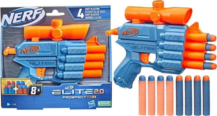 Nerf Elite 2.0 Prospect QS 4 pisztoly blaster