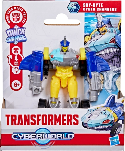 Hasbro Transformers Cyberworld Sky-Byte – átalakuló robot cápa