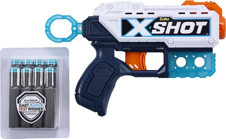 X-SHOT - visszarúgásos pisztoly 8 tölténnyel