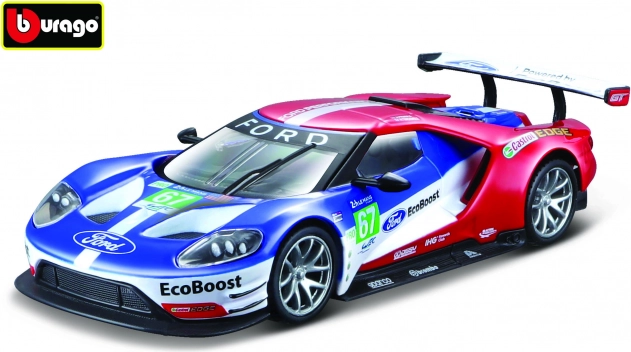 Versenyautó Ford GT 2017 LeMans Bburago 1:32