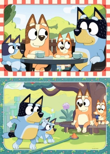 Kihajtható Puzzle Bluey Pikniken 2x12