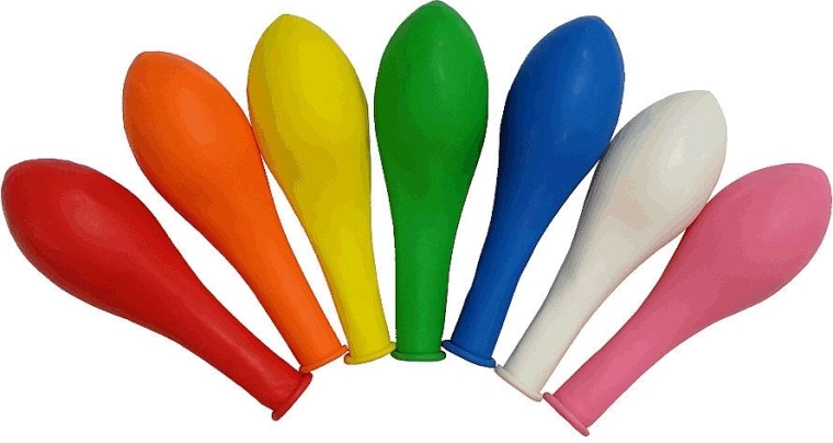 Latex lufik 30 cm – színes mix, 12 db