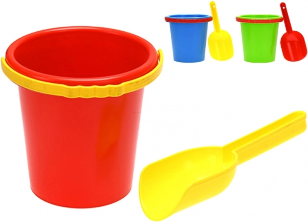 Homokozó készlet 14 cm-es vödörrel és kis lapáttal