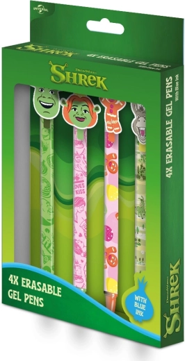 Shrek radírozható zselés toll készlet, 4 db