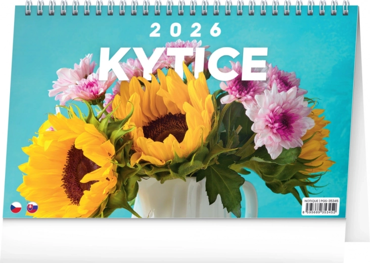 Asztali naptár Csokor 2026
