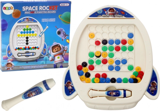 Mágneses tábla Rakéta hajó gyermekeknek
