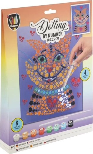 Grafix Számok Szerinti Festés: Macska