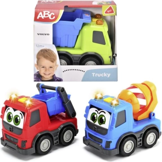 Vidám Volvo teherautó gyerekeknek 13 cm