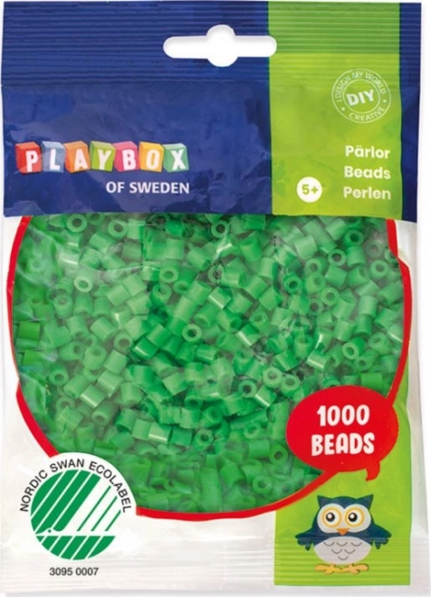 Vasalható gyöngyök zöld 1000 db