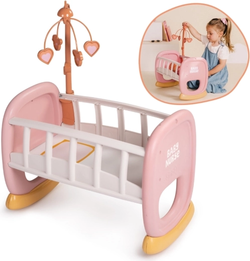 Smoby Baby Nurse bölcső körforgóval