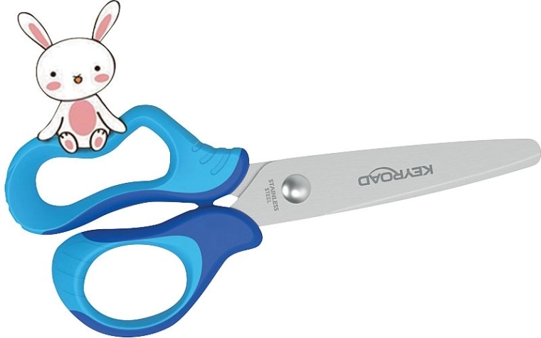 Keyroad Soft gyerekolló 12,5 cm – kék