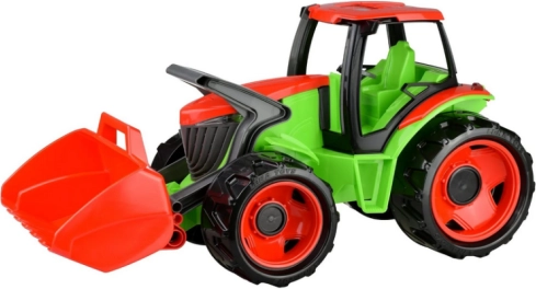 Kék-szürke rakodókanalas traktor