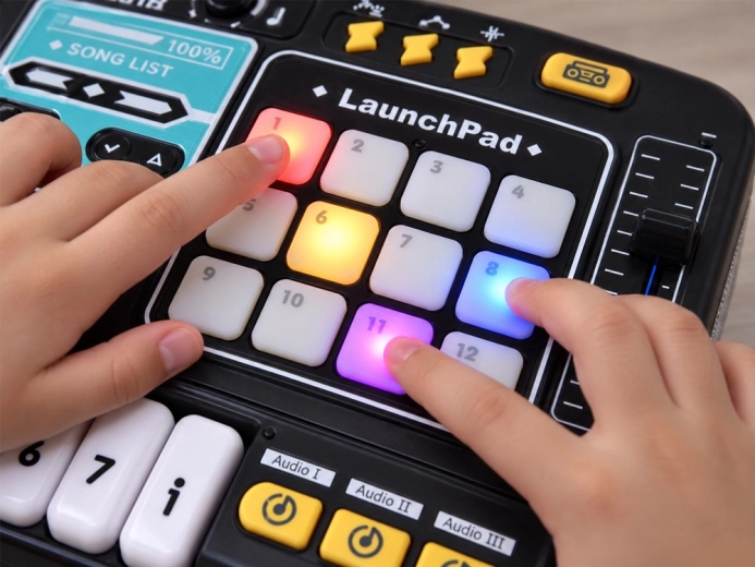 12 világító LaunchPad pad