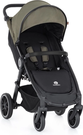 Petite&Mars sport babakocsi Street+ RWS black mature olive