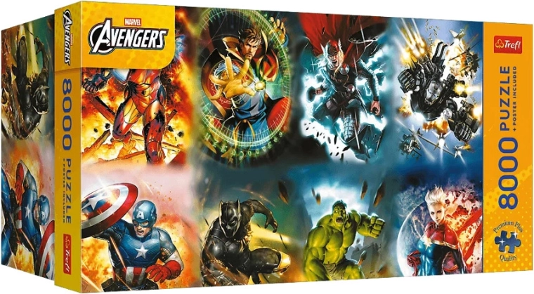 Puzzle Premium Plus Avengers: Legends in Action 8000 darab