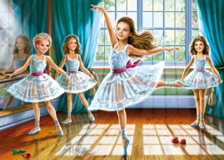 260 darabos LITTLE BALLERINAS puzzle