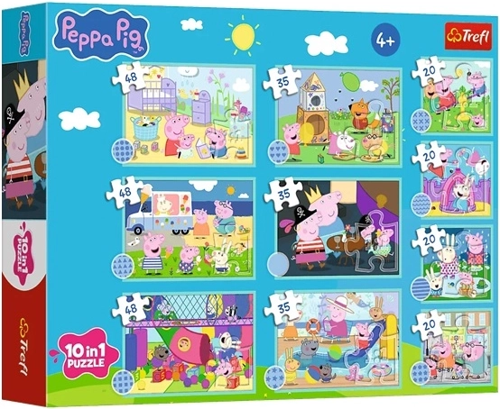 10 az 1-ben puzzle – Peppa vidám világa