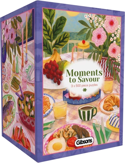 GIBSONS puzzle Élvezetes pillanatok 3×500 darab