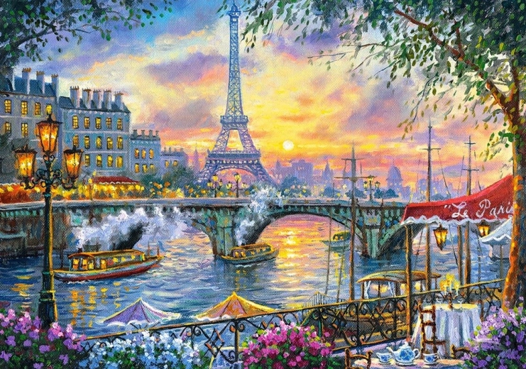Puzzle Teaidő Párizsban 500 darab